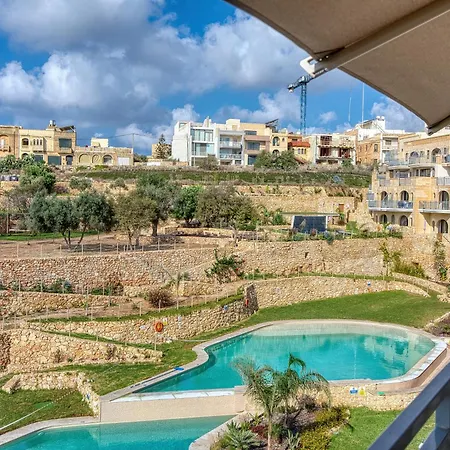 Apartment Modern Qala Gozo Apt, Shared Pools & Balcony